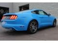 2017 Grabber Blue Ford Mustang Ecoboost Coupe  photo #9