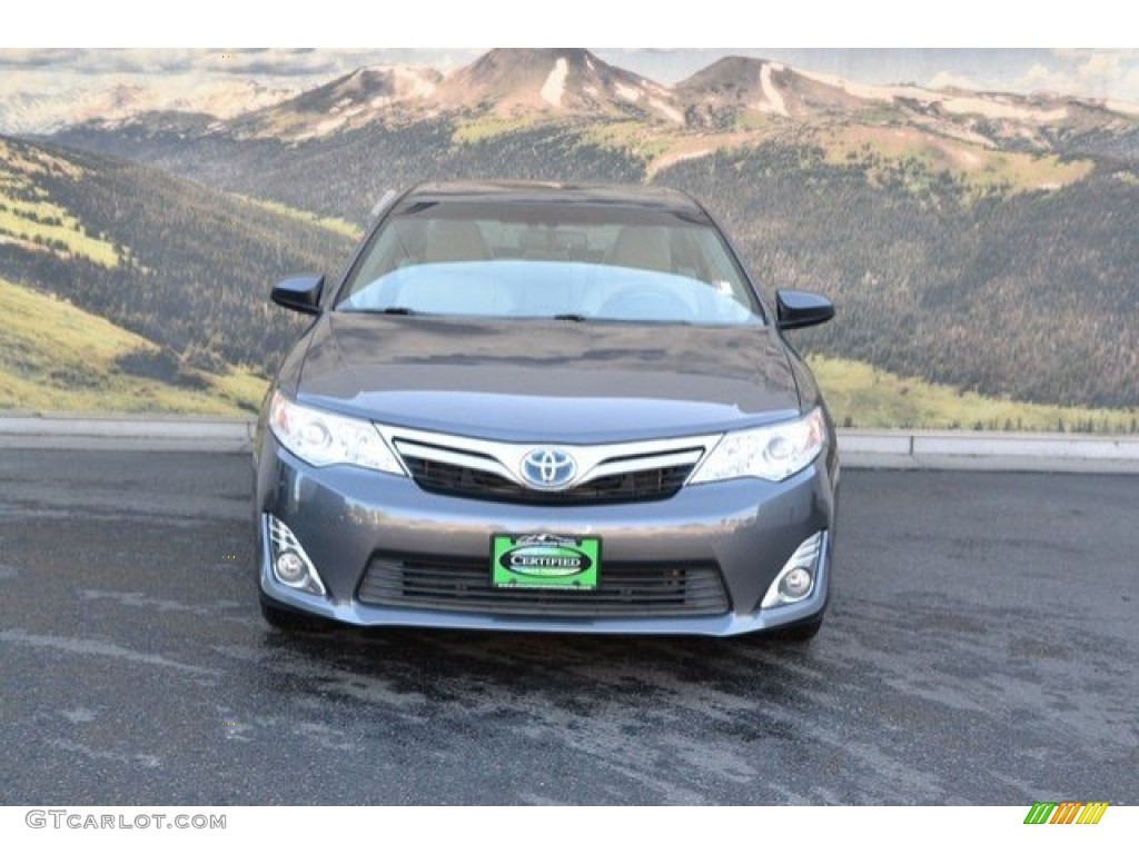 2014 Camry Hybrid XLE - Magnetic Gray Metallic / Ivory photo #4