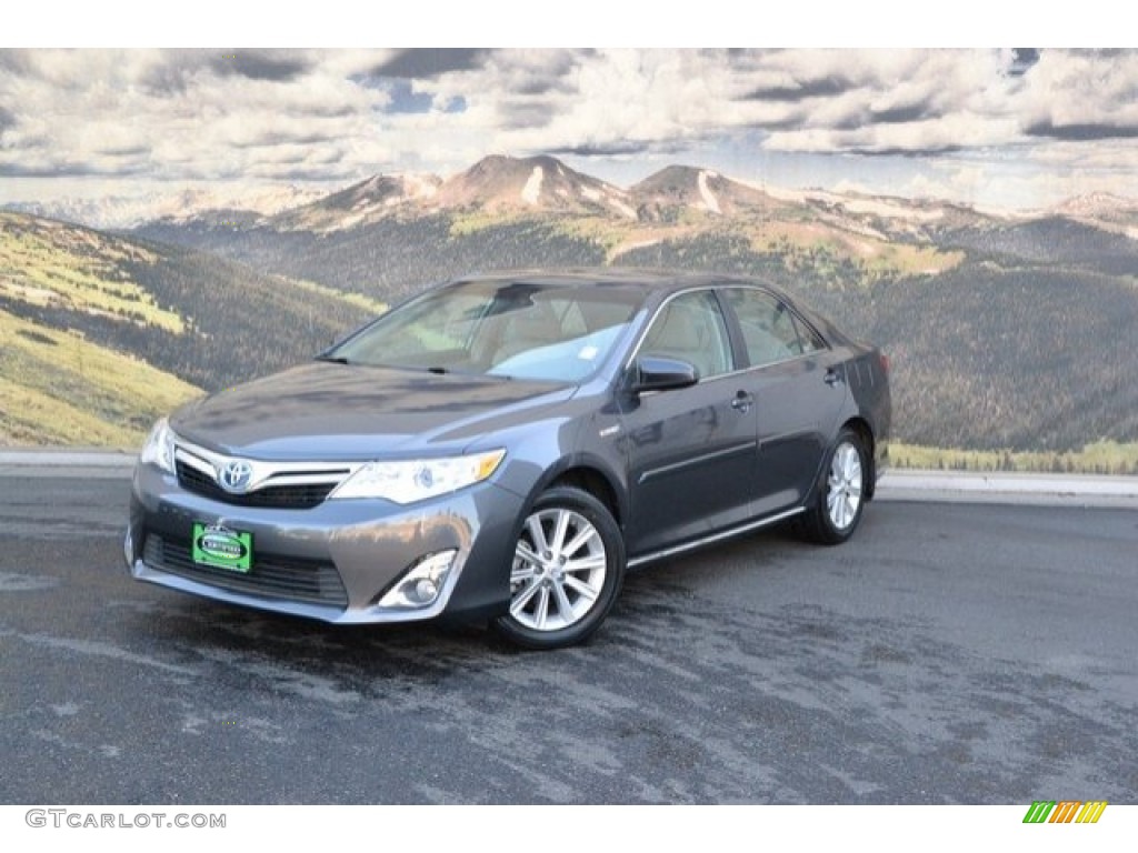 2014 Camry Hybrid XLE - Magnetic Gray Metallic / Ivory photo #5