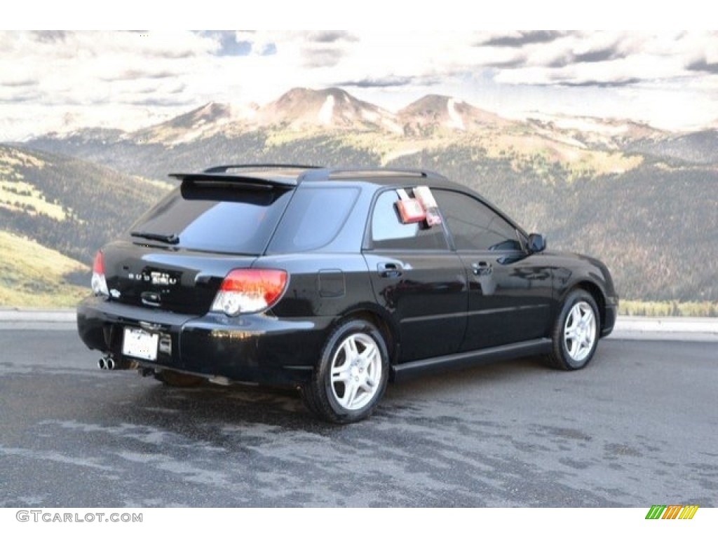 2004 Impreza WRX Sport Wagon - Java Black Pearl / Dark Gray photo #3