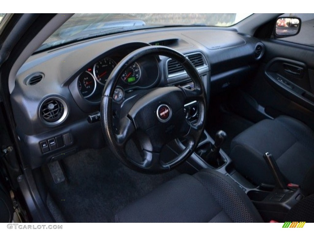 2004 Impreza WRX Sport Wagon - Java Black Pearl / Dark Gray photo #10