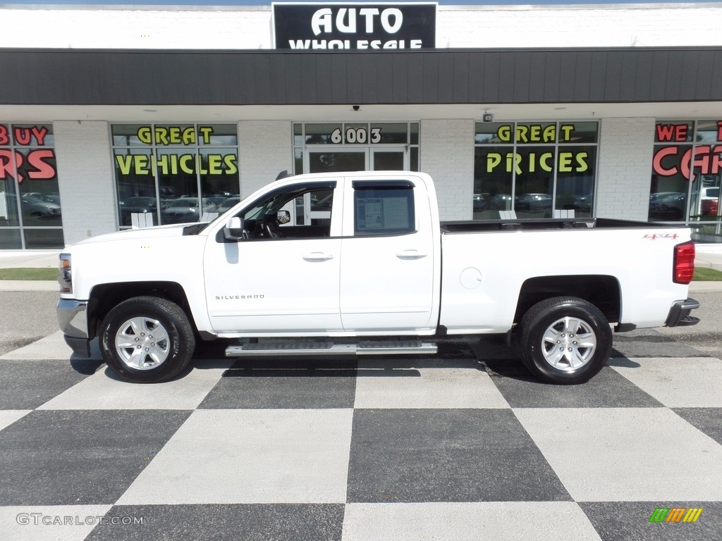 2016 Silverado 1500 LT Double Cab 4x4 - Summit White / Dark Ash/Jet Black photo #1