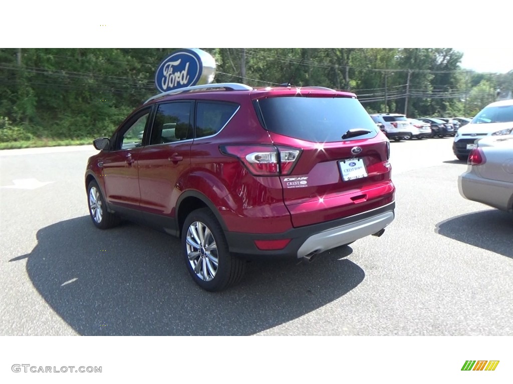 2017 Escape Titanium 4WD - Ruby Red / Medium Light Stone photo #5