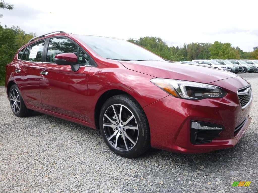 2018 Impreza 2.0i Limited 5-Door - Crimson Red Pearl / Ivory photo #1