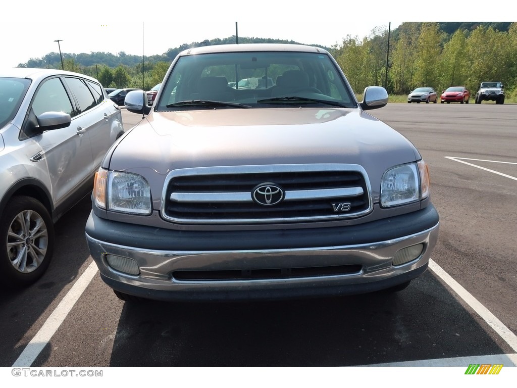 2002 Tundra SR5 Access Cab 4x4 - Thunder Gray Metallic / Oak photo #2