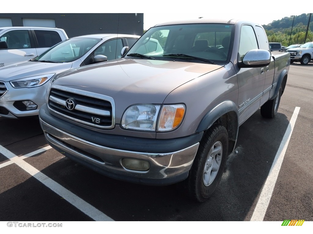 2002 Tundra SR5 Access Cab 4x4 - Thunder Gray Metallic / Oak photo #3