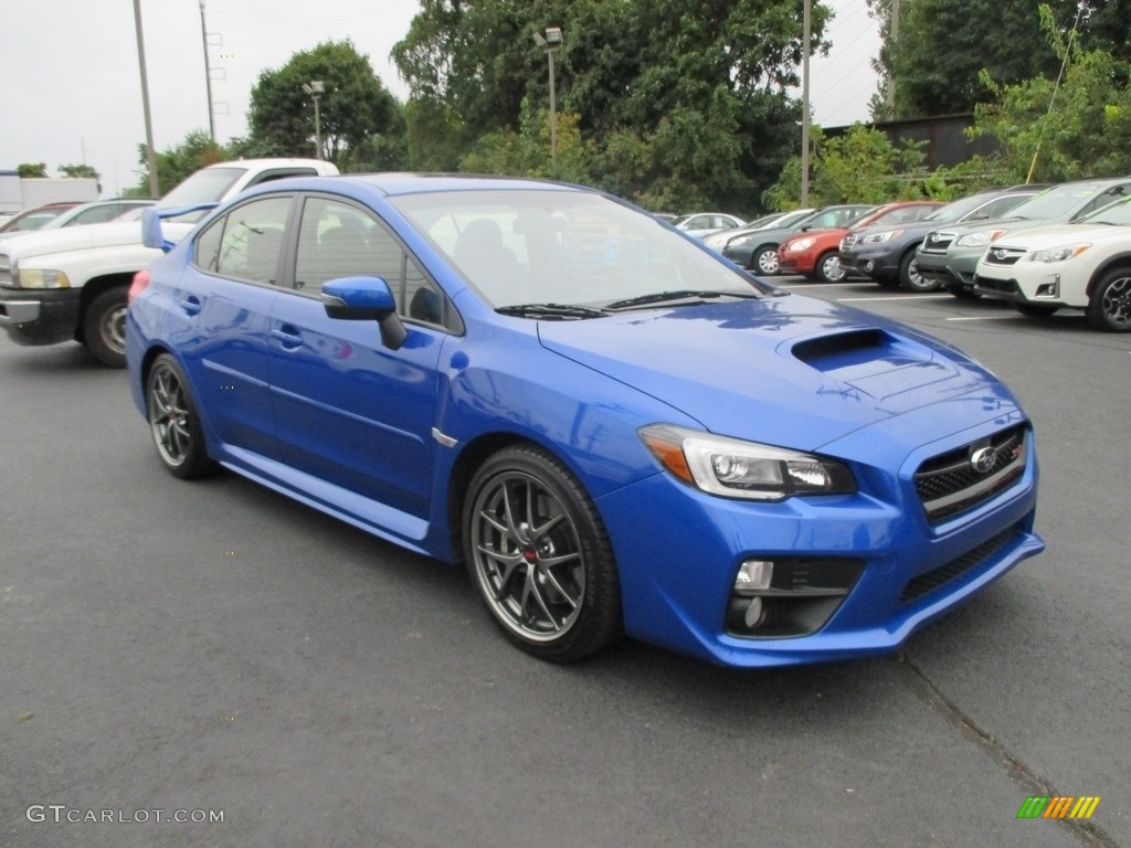 Hyper Blue 2016 Subaru WRX STI Limited Exterior Photo #122812313