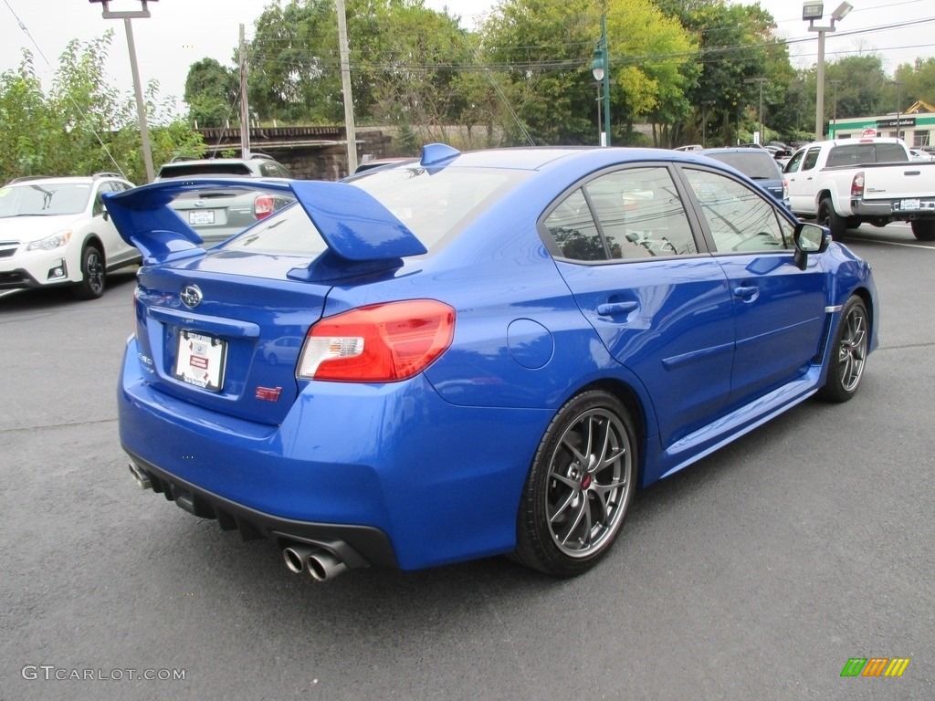 2016 WRX STI Limited - Hyper Blue / Carbon Black photo #6
