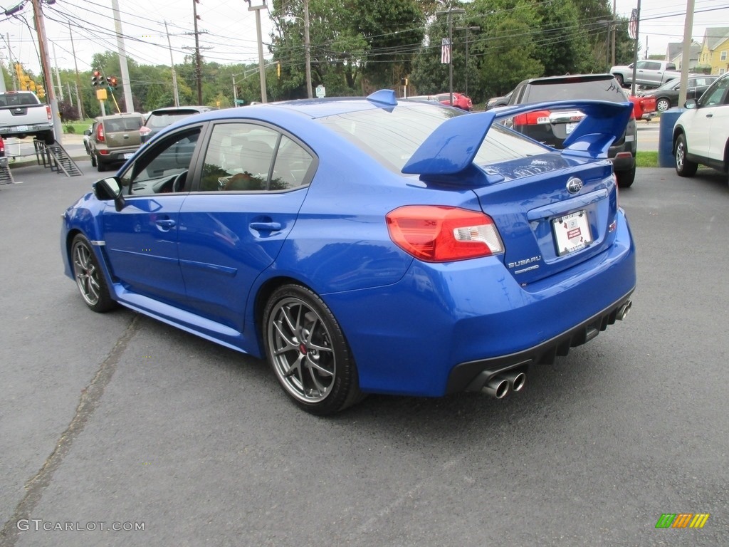 2016 WRX STI Limited - Hyper Blue / Carbon Black photo #8
