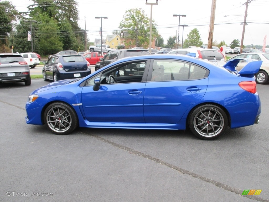 2016 WRX STI Limited - Hyper Blue / Carbon Black photo #9