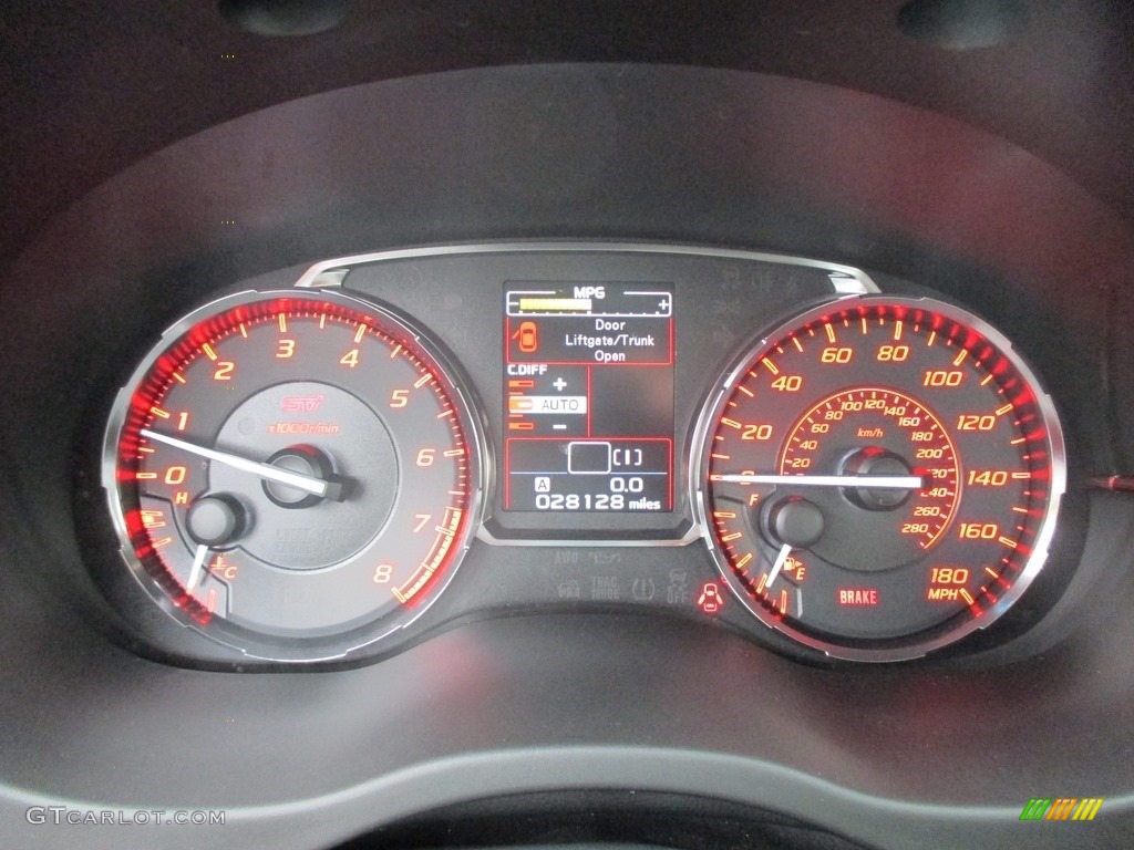 2016 Subaru WRX STI Limited Gauges Photo #122812910