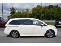 2015 White Diamond Pearl Honda Odyssey Touring  photo #2