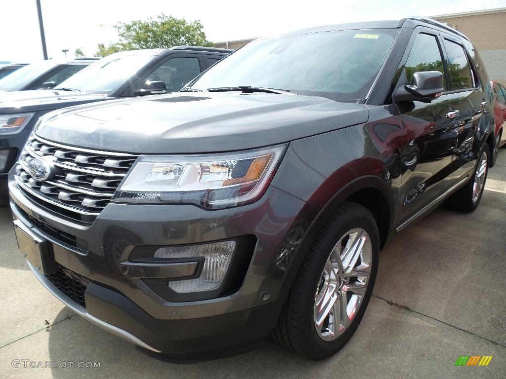 2017 Explorer Limited 4WD - Magnetic / Ebony Black photo #1