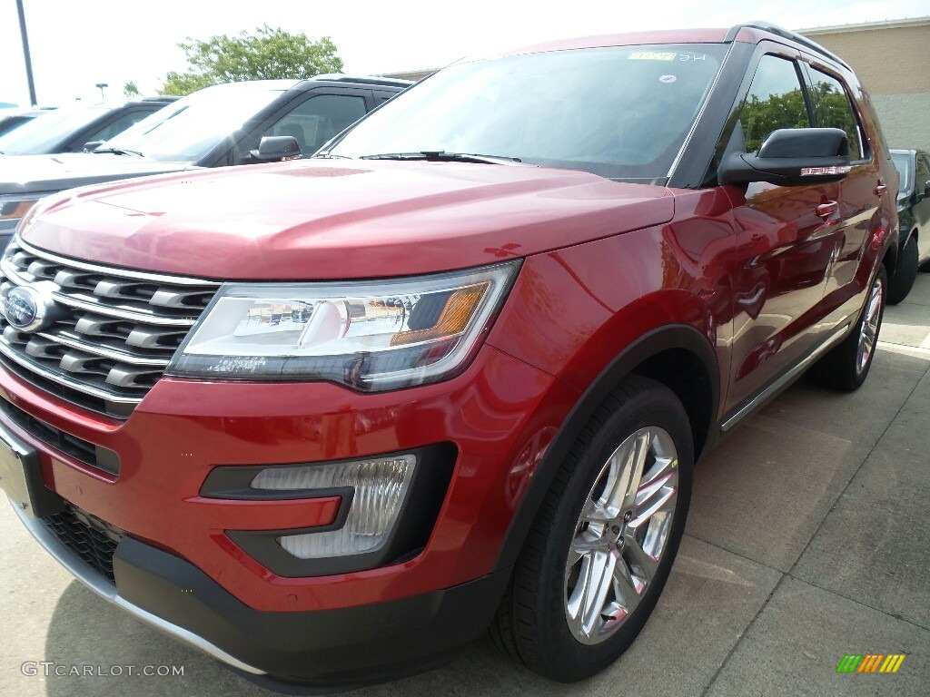Ruby Red Ford Explorer