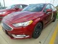 Front 3/4 View of 2018 Fusion Hybrid SE
