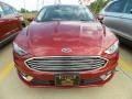 2018 Ruby Red Ford Fusion Hybrid SE  photo #2