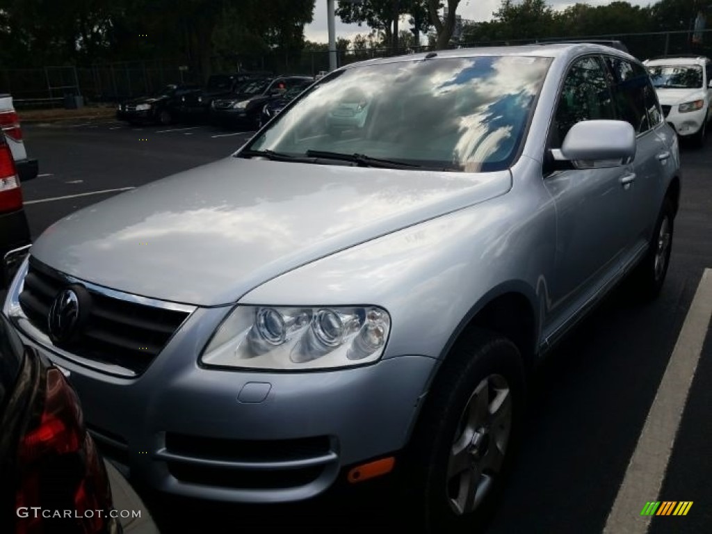 2004 Touareg V6 - Reflex Silver Metallic / Anthracite photo #1