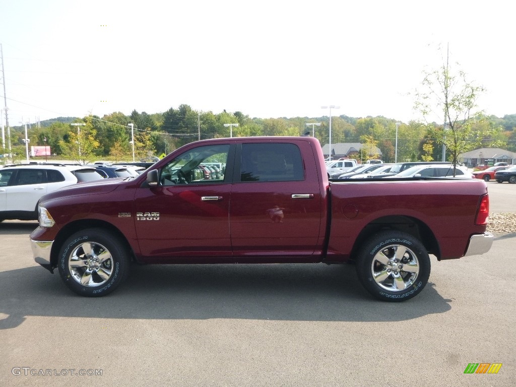 2018 1500 Big Horn Crew Cab 4x4 - Delmonico Red Pearl / Black/Diesel Gray photo #2