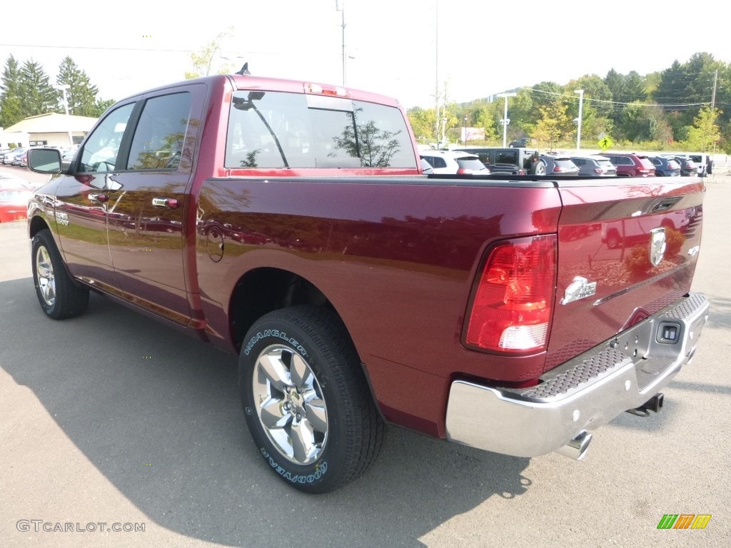 2018 1500 Big Horn Crew Cab 4x4 - Delmonico Red Pearl / Black/Diesel Gray photo #3