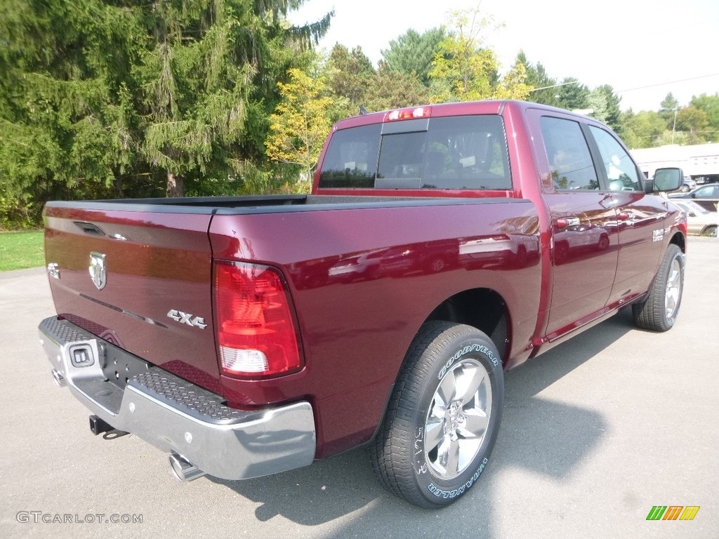 2018 1500 Big Horn Crew Cab 4x4 - Delmonico Red Pearl / Black/Diesel Gray photo #5