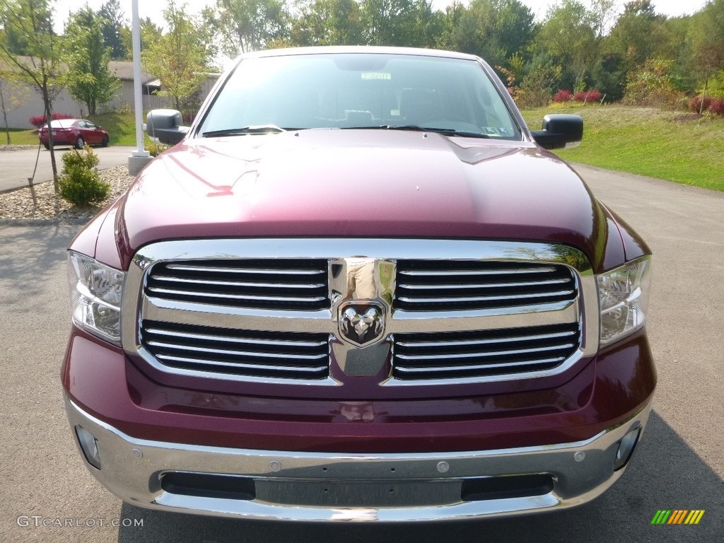 2018 1500 Big Horn Crew Cab 4x4 - Delmonico Red Pearl / Black/Diesel Gray photo #8
