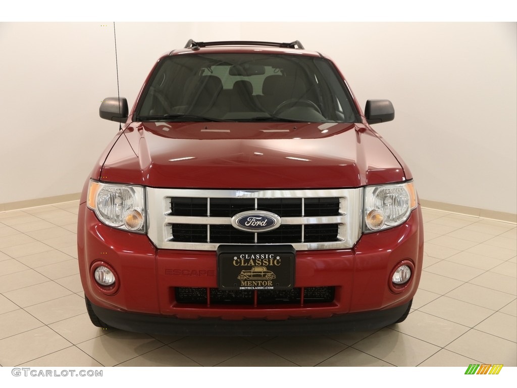 2011 Escape XLT - Sangria Red Metallic / Charcoal Black photo #2