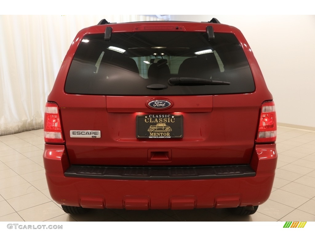 2011 Escape XLT - Sangria Red Metallic / Charcoal Black photo #15
