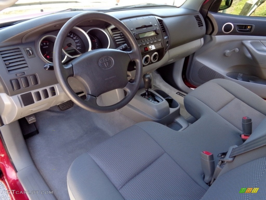 2006 Tacoma Regular Cab - Impulse Red Pearl / Graphite Gray photo #4