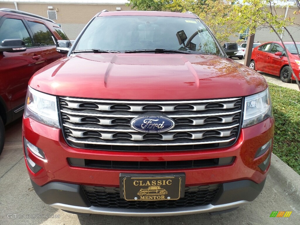 2017 Explorer XLT 4WD - Ruby Red / Ebony Black photo #2