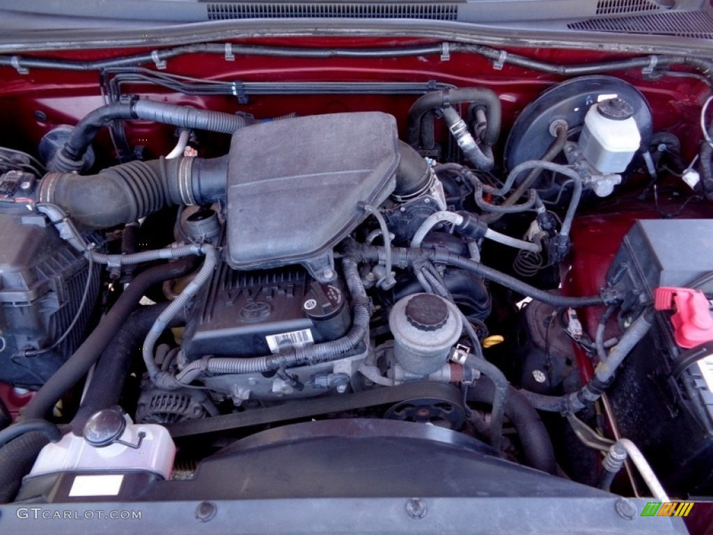 2006 Tacoma Regular Cab - Impulse Red Pearl / Graphite Gray photo #11