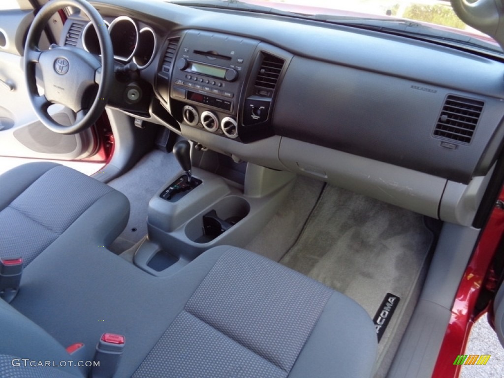 2006 Tacoma Regular Cab - Impulse Red Pearl / Graphite Gray photo #21
