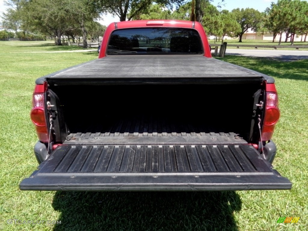 2006 Tacoma Regular Cab - Impulse Red Pearl / Graphite Gray photo #36