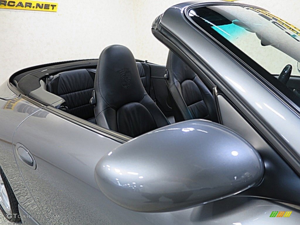 2002 911 Carrera 4 Cabriolet - Seal Grey Metallic / Black photo #10