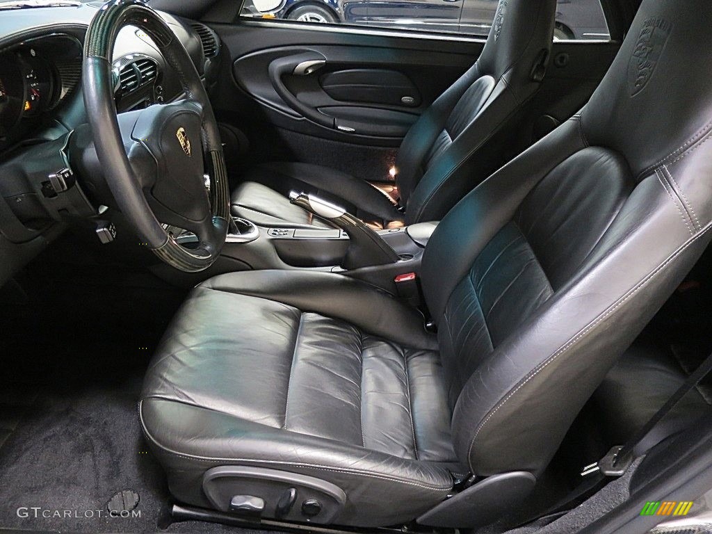2002 911 Carrera 4 Cabriolet - Seal Grey Metallic / Black photo #17