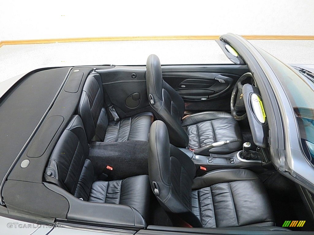 2002 911 Carrera 4 Cabriolet - Seal Grey Metallic / Black photo #21