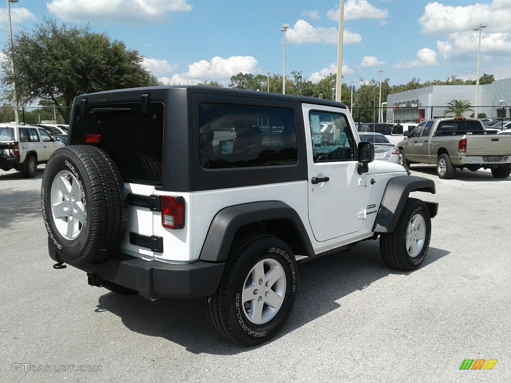 2017 Wrangler Sport 4x4 - Bright White / Black photo #5