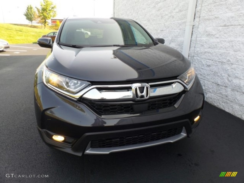 2017 CR-V EX AWD - Gunmetal Metallic / Gray photo #4