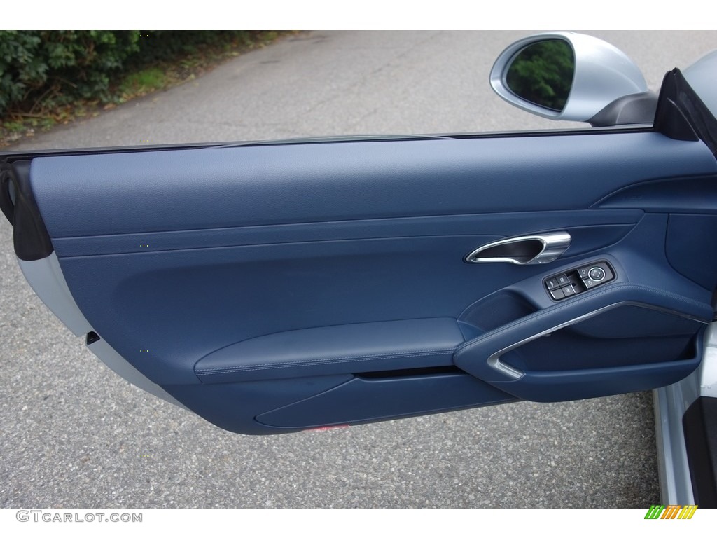 2014 911 Carrera Cabriolet - Rhodium Silver Metallic / Yachting Blue photo #11