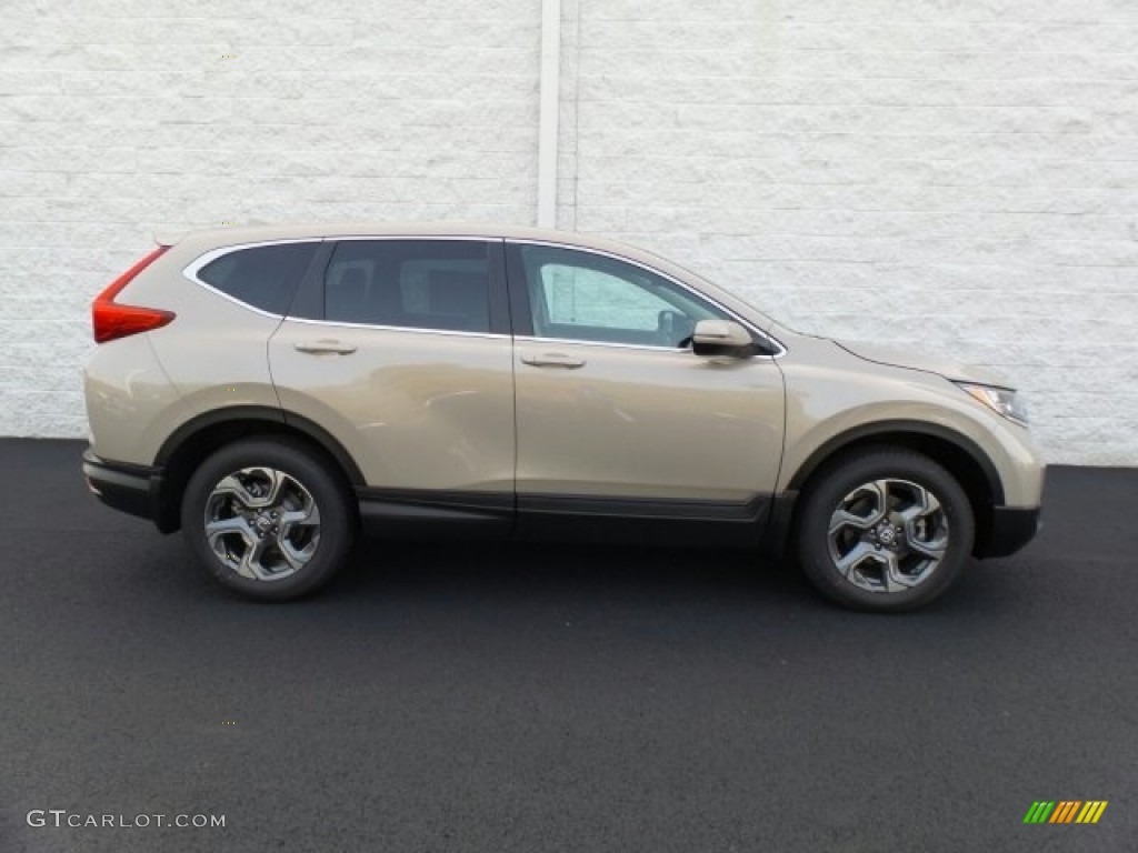 2017 CR-V EX AWD - Sandstorm Metallic / Ivory photo #2