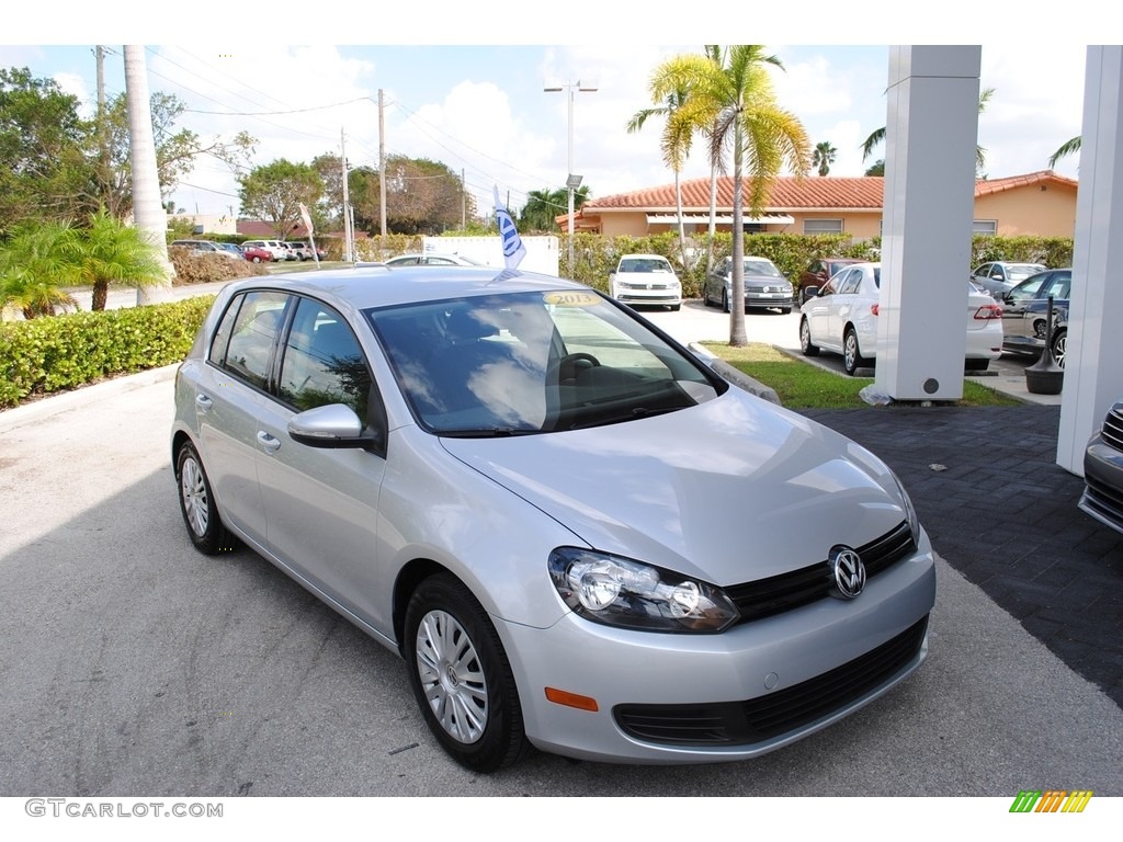 2013 Golf 4 Door - Reflex Silver Metallic / Titan Black photo #1