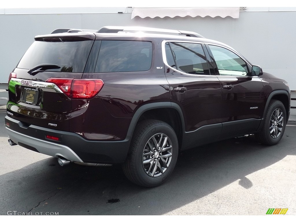 2018 Acadia SLT AWD - Black Cherry Metallic / Jet Black photo #2