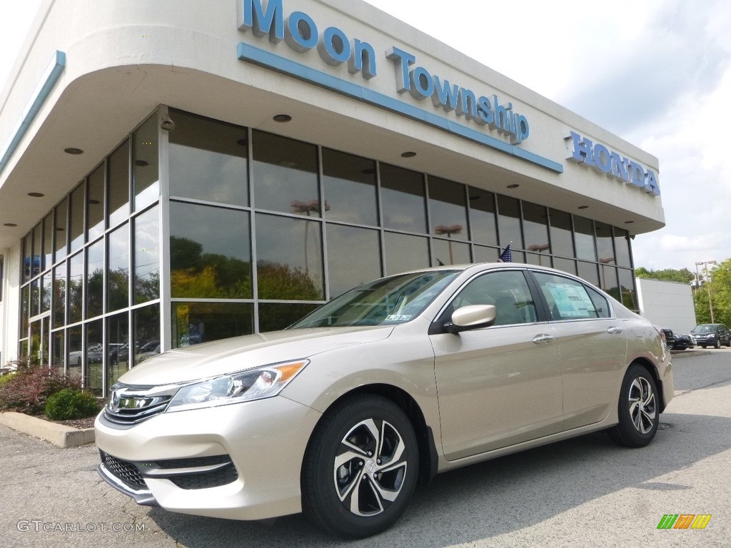 2017 Accord LX Sedan - Champagne Frost Pearl / Ivory photo #1