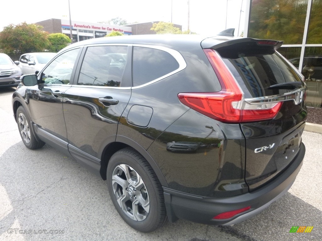 2017 CR-V EX AWD - Dark Olive Metallic / Black photo #2