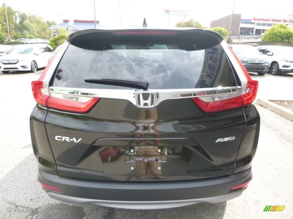 2017 CR-V EX AWD - Dark Olive Metallic / Black photo #3