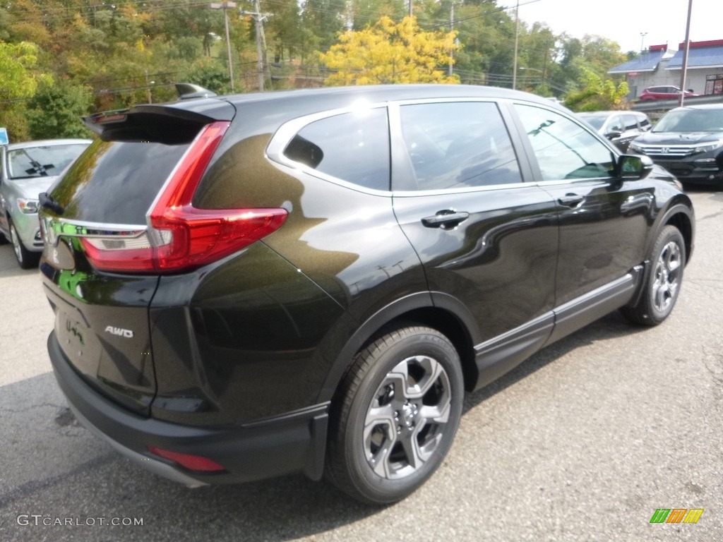 2017 CR-V EX AWD - Dark Olive Metallic / Black photo #4