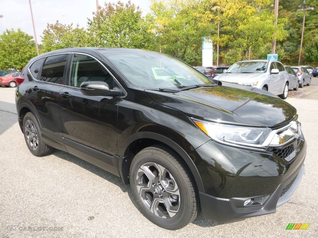 2017 CR-V EX AWD - Dark Olive Metallic / Black photo #5
