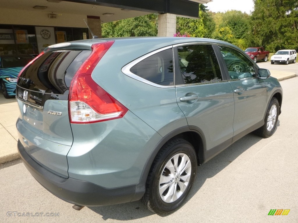 2012 CR-V EX 4WD - Opal Sage Metallic / Gray photo #2