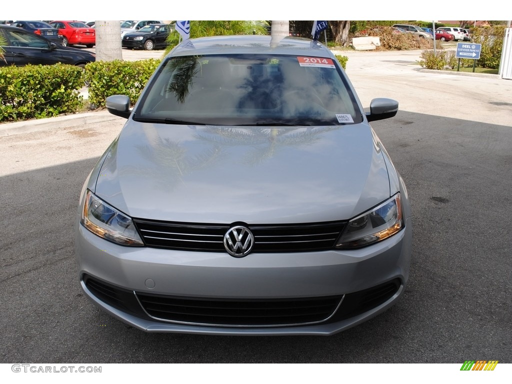 2014 Jetta SE Sedan - Reflex Silver Metallic / Titan Black photo #3