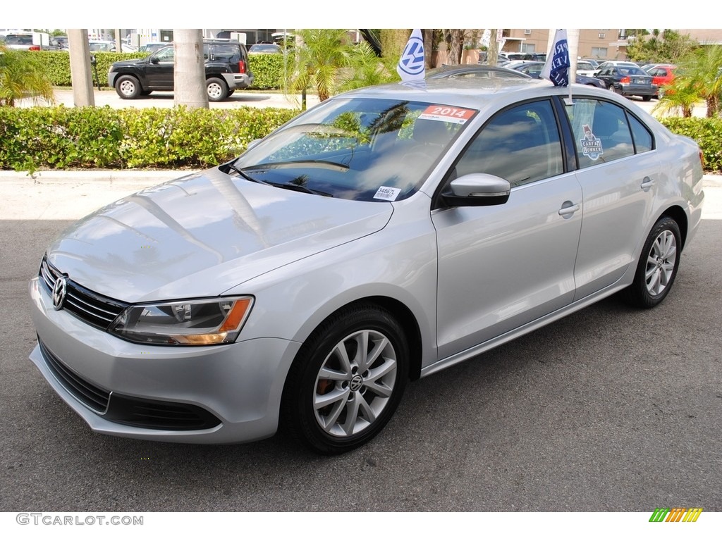 2014 Jetta SE Sedan - Reflex Silver Metallic / Titan Black photo #5