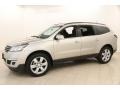 2017 Champagne Silver Metallic Chevrolet Traverse LT AWD  photo #3